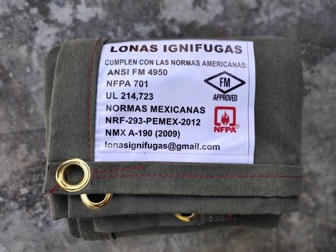 Lona Ignifuga grado 2 dos