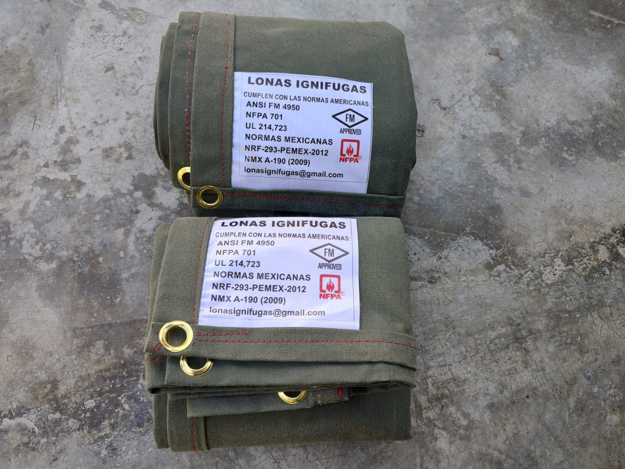 Lona Ignifuga grado uno 1