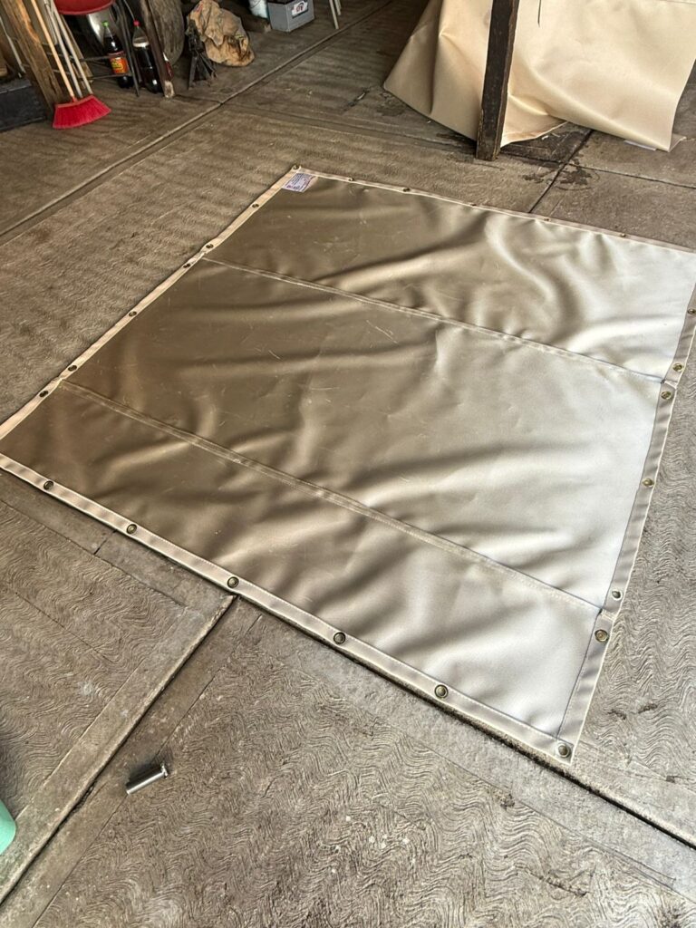 Lona Ignifuga resistente a altas temperaturas, hasta 1,200ºC, USO HORIZONTAL